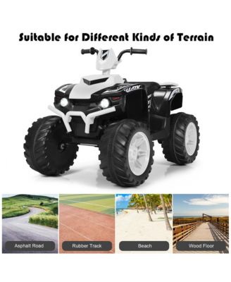 12V Kids 4-Wheeler ATV Quad Ride On Car w/ LED Lights Music USB