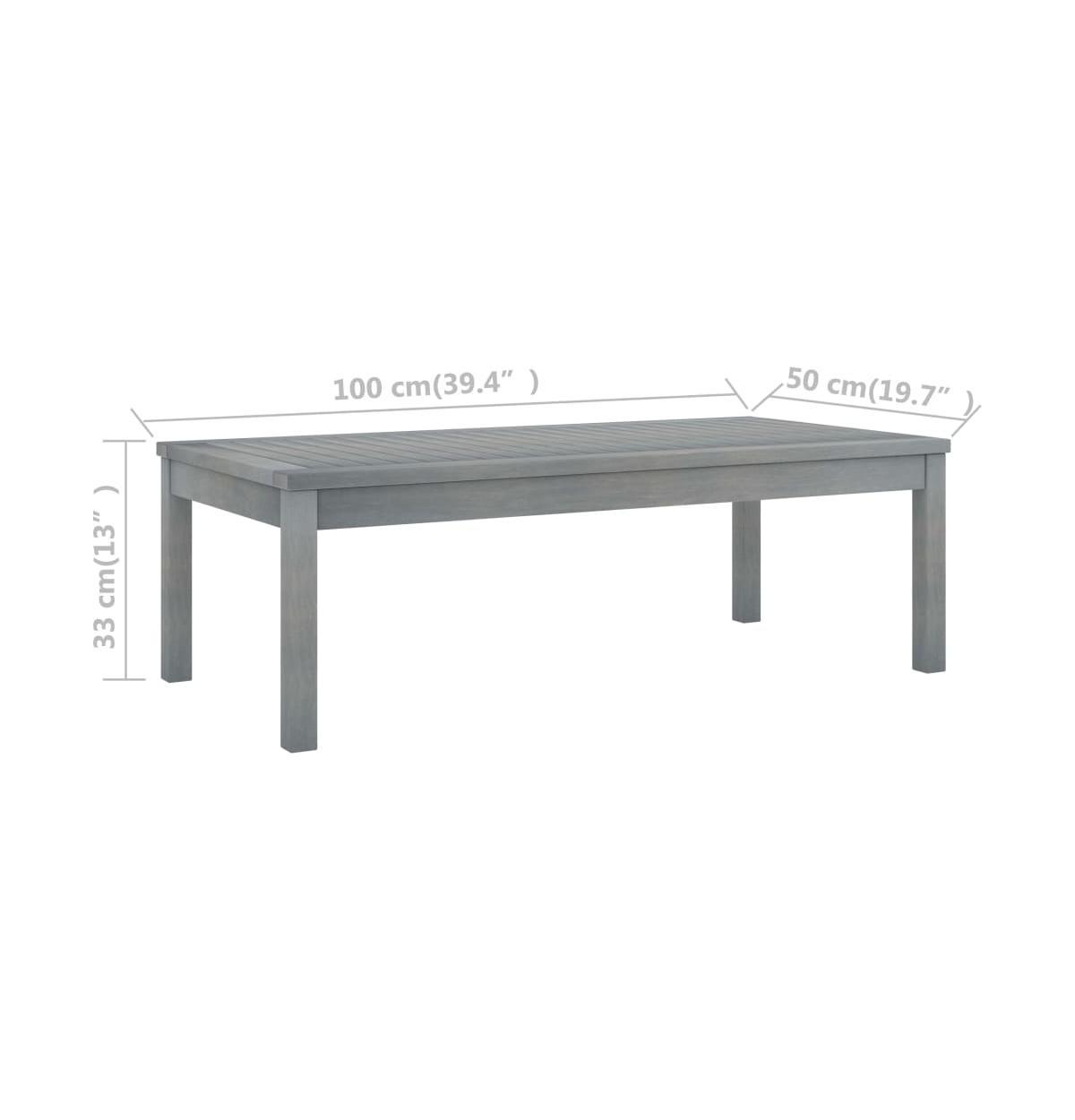 vidaXL Coffee Table 39.4