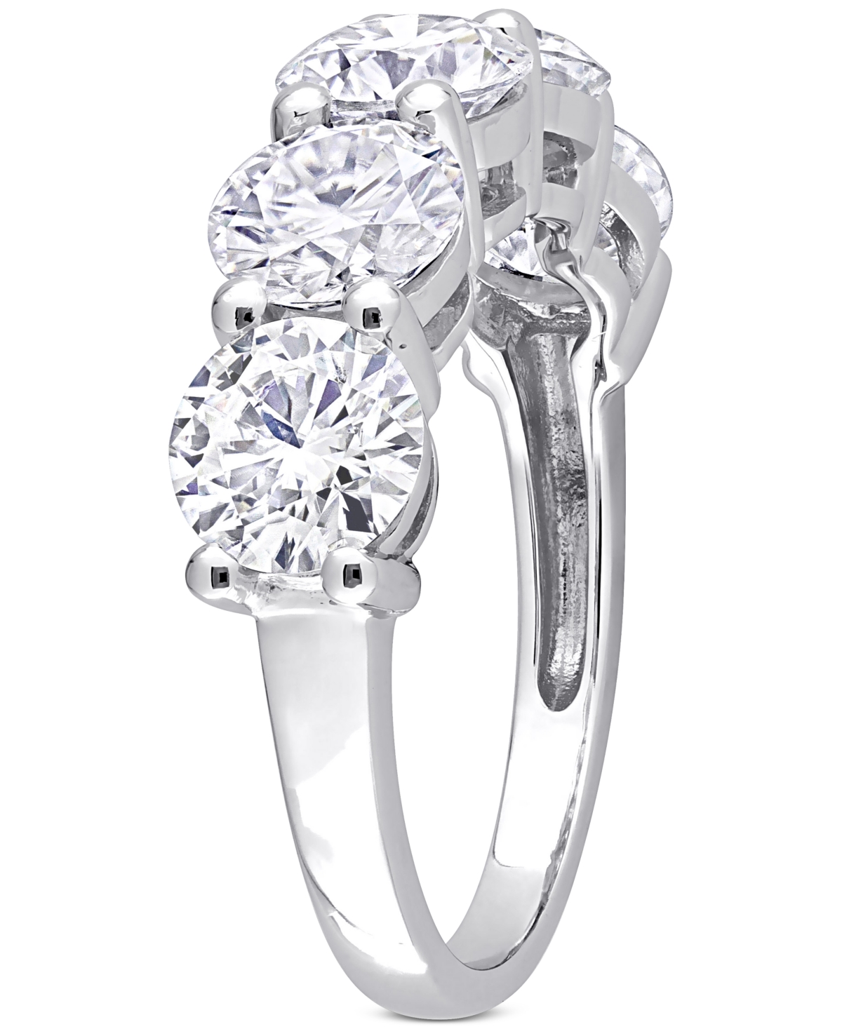 Moissanite Five Stone Anniversary Band (4 ct. t.w.) in 10kGold - White