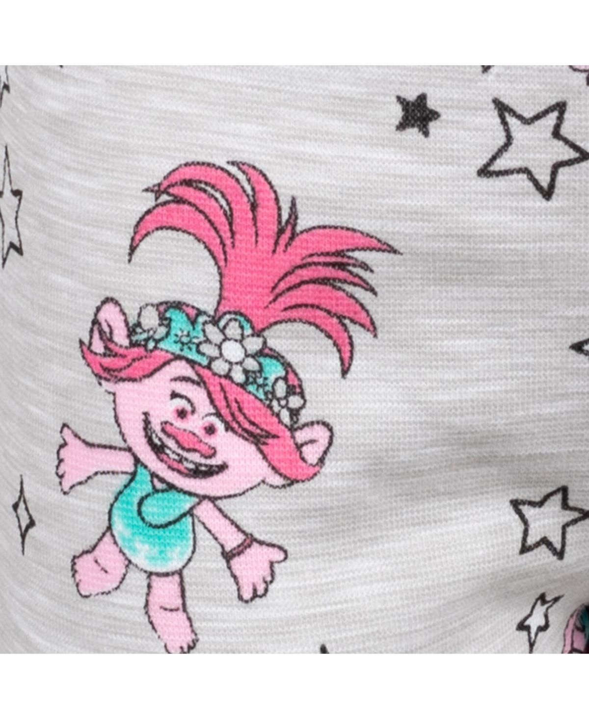 Dreamworks Toddler Girls Trolls Poppy Pullover T-Shirt and Leggings Outfit Set to (2T - 7-8) -white