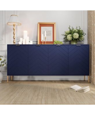 4-Door Accent Cabinet More Large Storage Cabinet