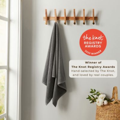 Cotton Textured 4-Piece Bath Towel Set