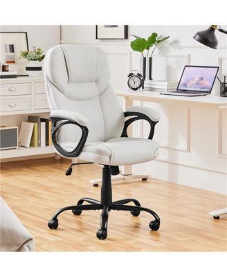 Faux Leather Executive Office Chair Computer Desk Chair