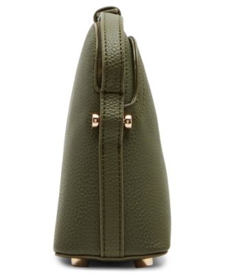 Dome Zip Top Detachable Card Case Crossbody Bag