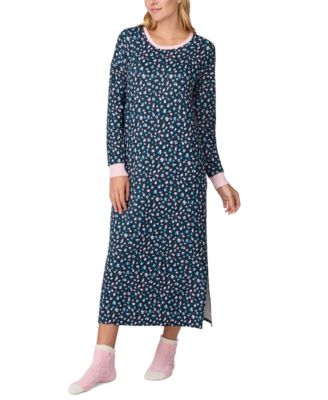 Ellen Tracy - Women's Printed Long-Sleeve Nightgown
