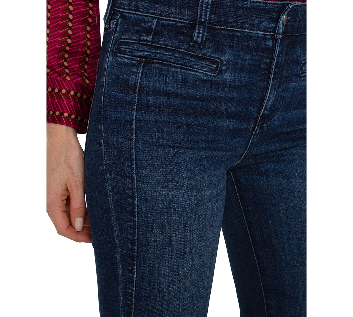 LIVERPOOL LOS ANGELES WOMEN'S HANNA MID-RISE FLARE JEANS 