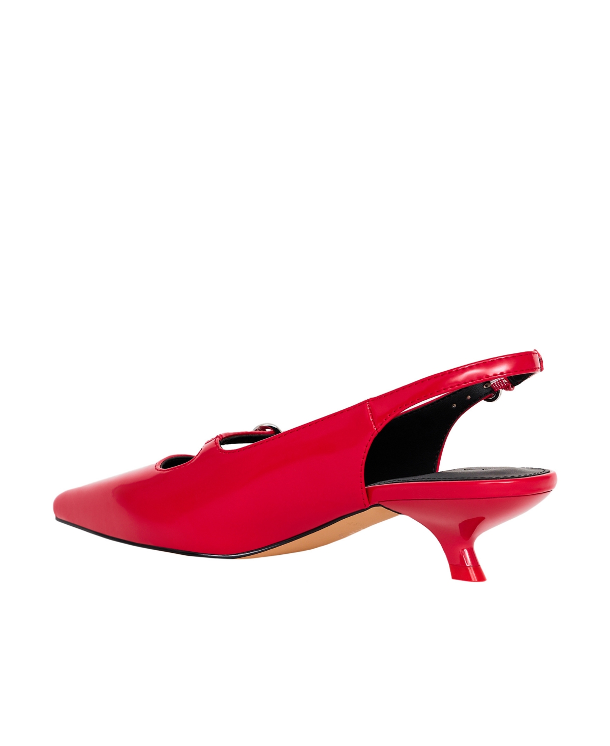 Shop Katy Perry Women's Micro Heel Slingback Pumps In Bright Red