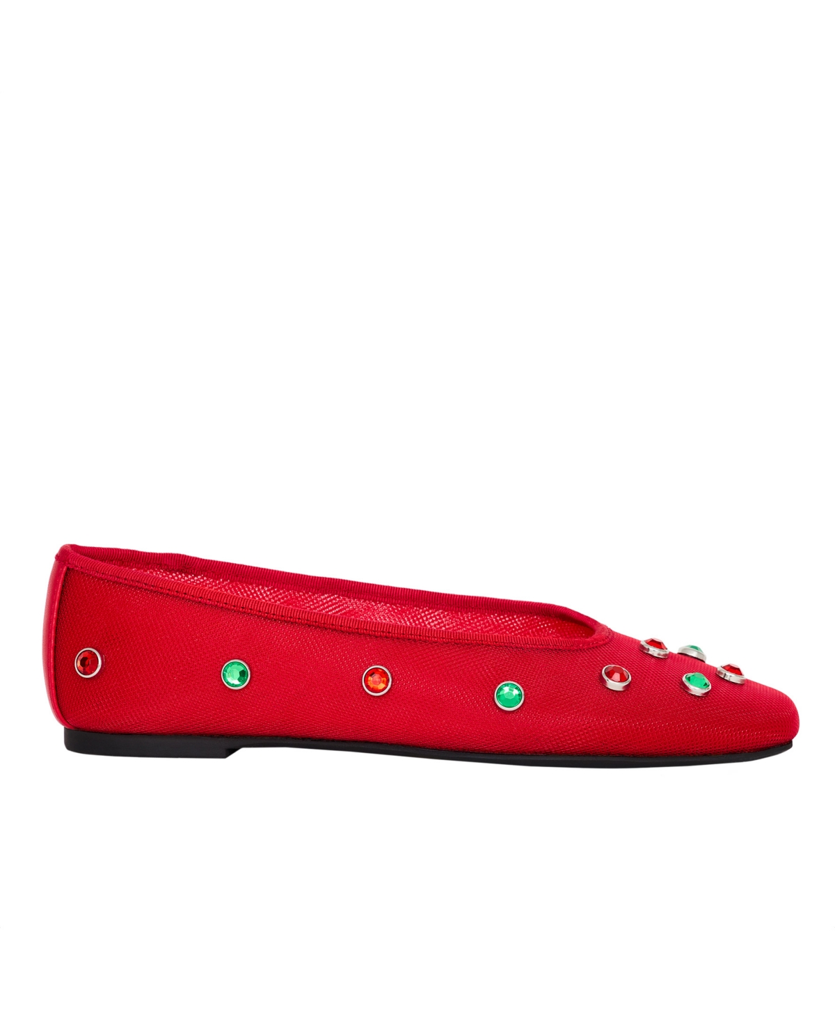 KATY PERRY WOMEN'S EVIE HIGH CRYSTAL BALLET FLATS 