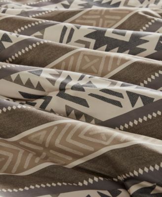 Mariposa Stripe Herringbone 5-Pc. Comforter Set, King/California King