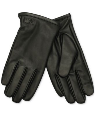 Leather gloves macys discount