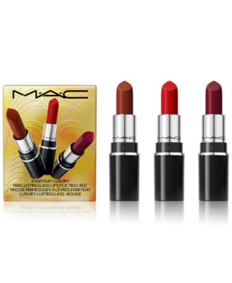 MAC Everyday Luxury Mini Lustreglass Lipstick Gift Set Macy's