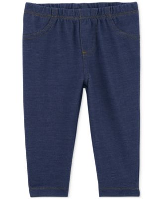 Baby Girls Faux-Sherpa Floral Little Jacket, Bodysuit & Denim Leggings, 3-Piece Set