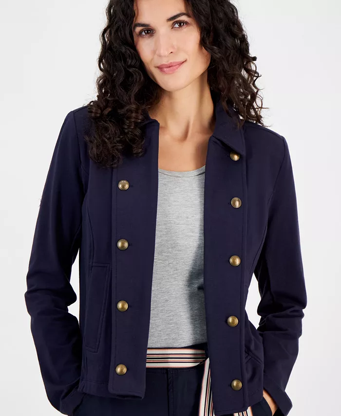 Women's Open-Front Captain's Jacket, Online Only - thumbnail 2
