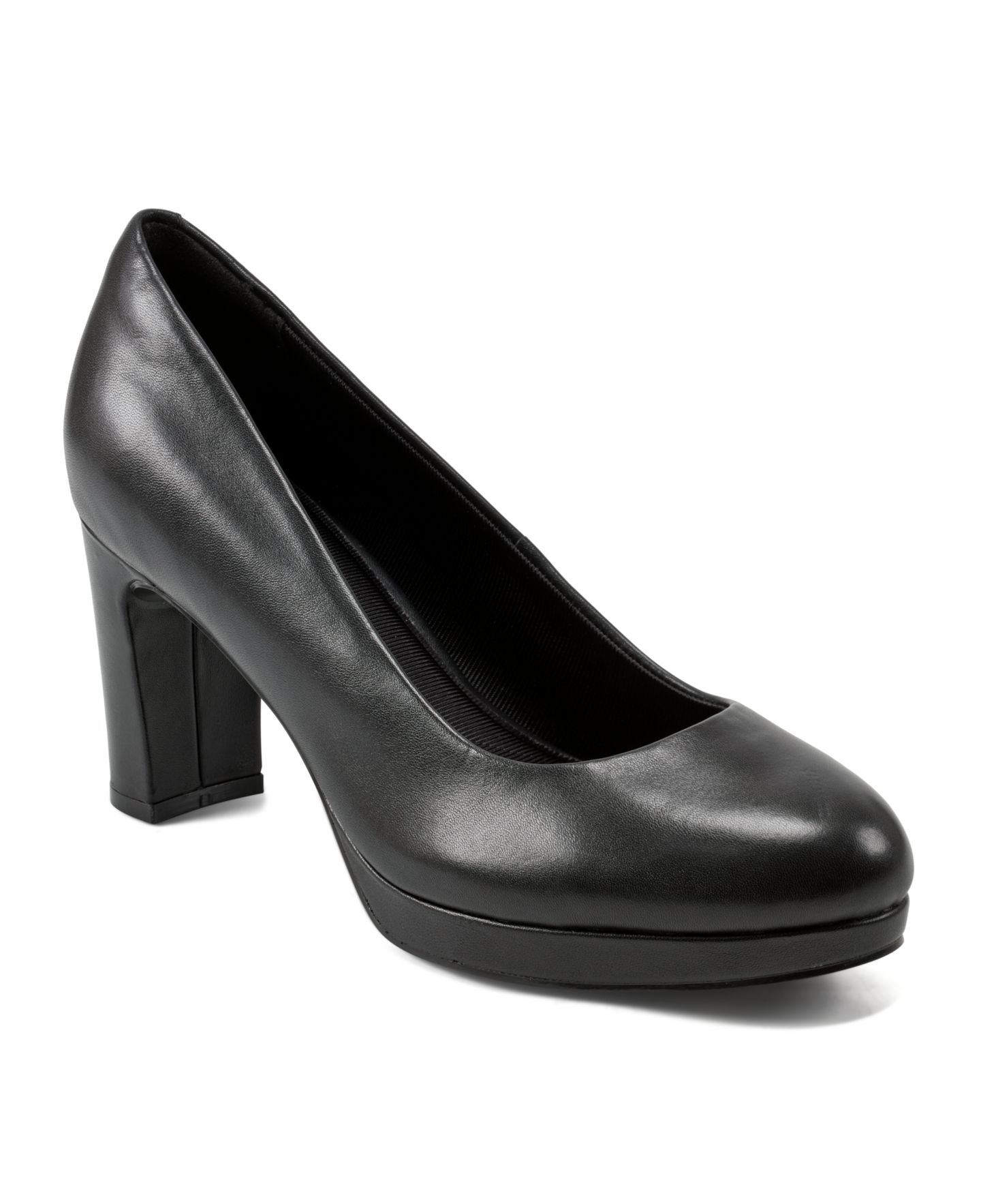 Женские туфли-лодочки Rockport Carmen Total Motion, цвет: Чёрный кожаный — фото 1