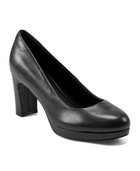 Женские туфли-лодочки Rockport Carmen Total Motion, цвет: Чёрный кожаный
