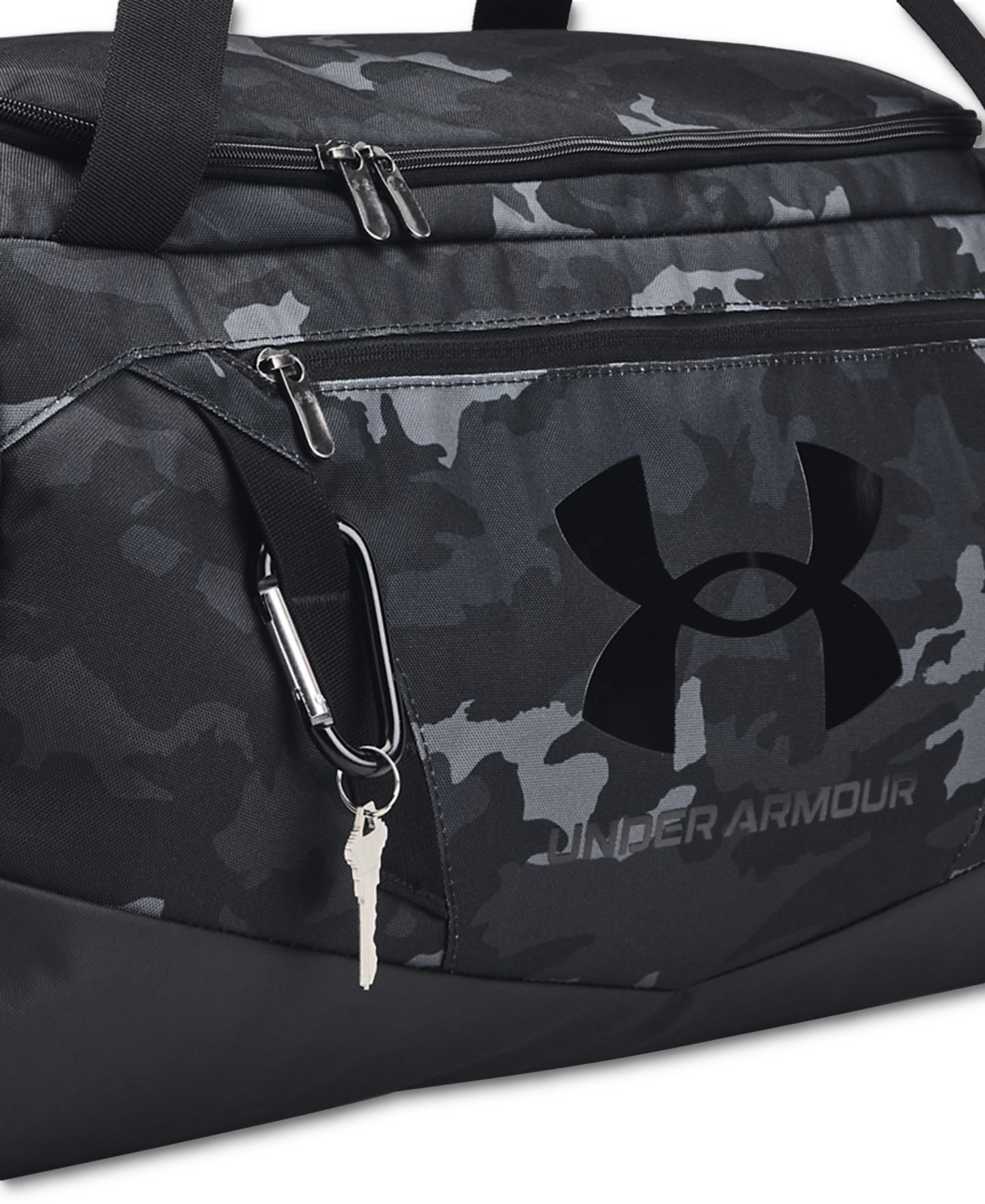 Мужская сумка Under Armour Undeniable 5.0 Duffel, цвет: Чёрный камуфляжный — фото 6