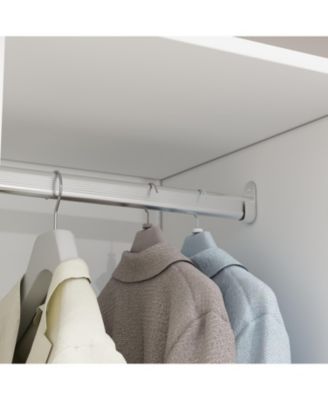 2-Door Armoires and Drawers with Mirror and Storage Shelves