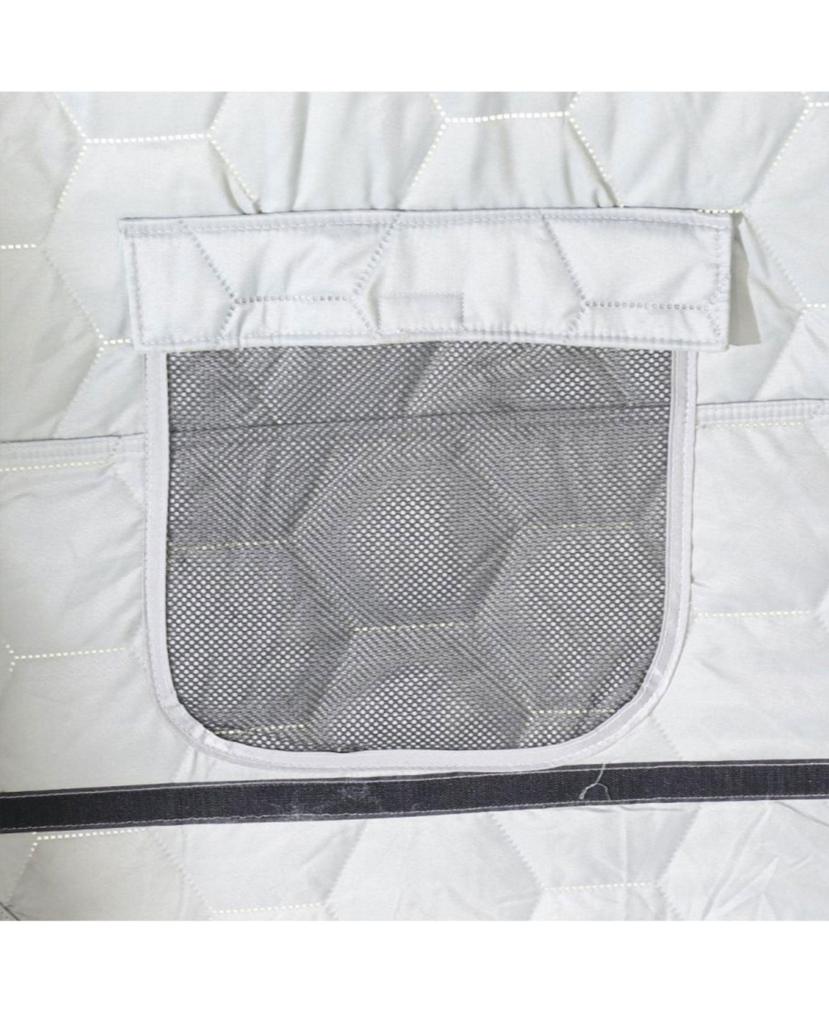 Clam 14471 Portable 9 Ft Jason Mitchell X5000 Ice Fish Thermal Hub Shelter Tent