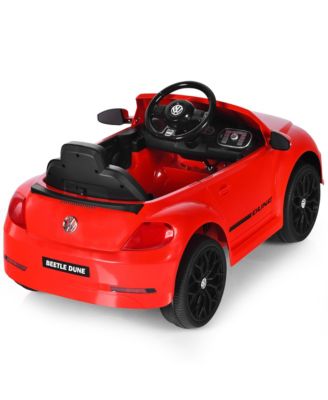 12V Kids Ride On Car Licensed Volkswagen Beetle w/ Remote Control & Music