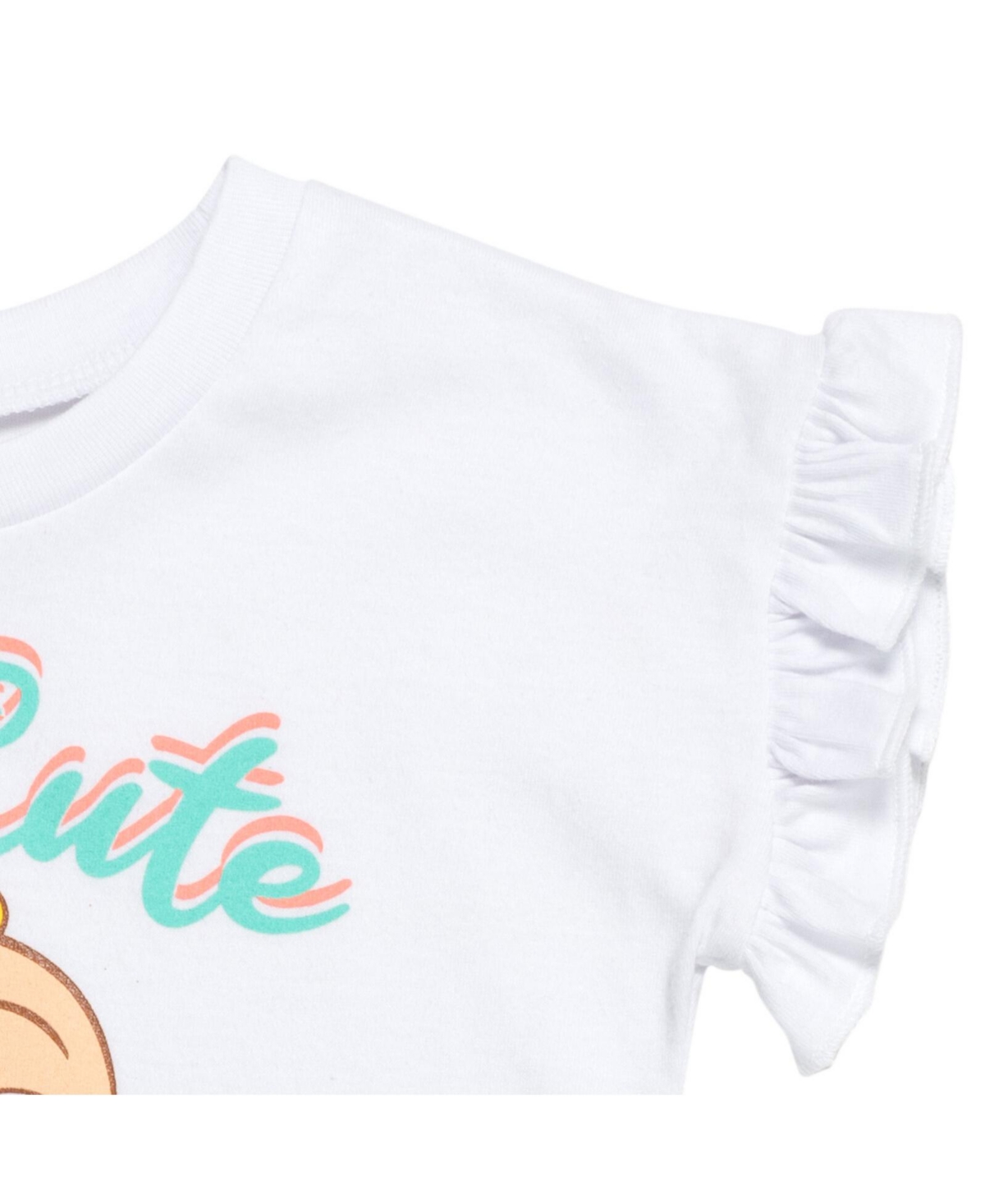 CoComelon Baby Girls Jj T-Shirt and Shorts Outfit Set to -white
