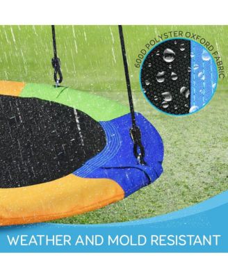 Children s Hanging Swing Seat - Rainbow