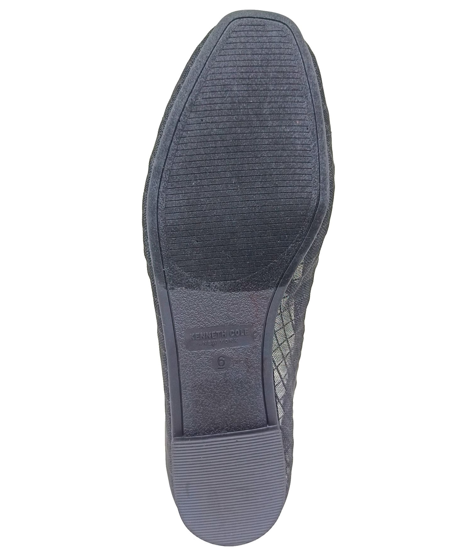 Женские сетчатые балетки Kenneth Cole New York Myra с квадратным носом, цвет: Чёрный сетчатый — фото 5