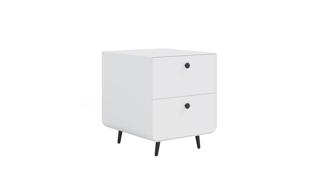 Slickblue Modern Nightstand Storage Cabinet for Living Room and Bedroom