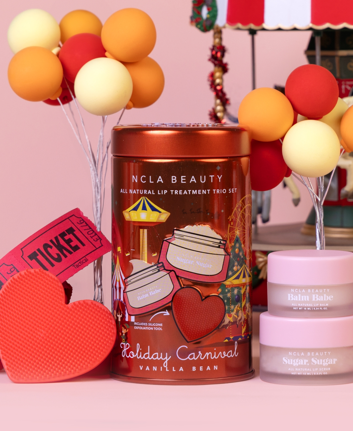 Ncla Beauty 3-Pc. Holiday Carnival Vanilla Bean Lip Treatment Set
