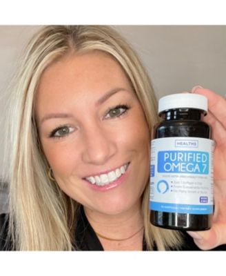 Purified Omega 7 Softgel Capsules, Provinal Sustainable Peruvian Anchovy Fish Oil Supplement, Health's Harmony, 90ct