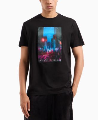 A|X Armani Exchange - Men's City Nights Logo Graphic T-Shirt
