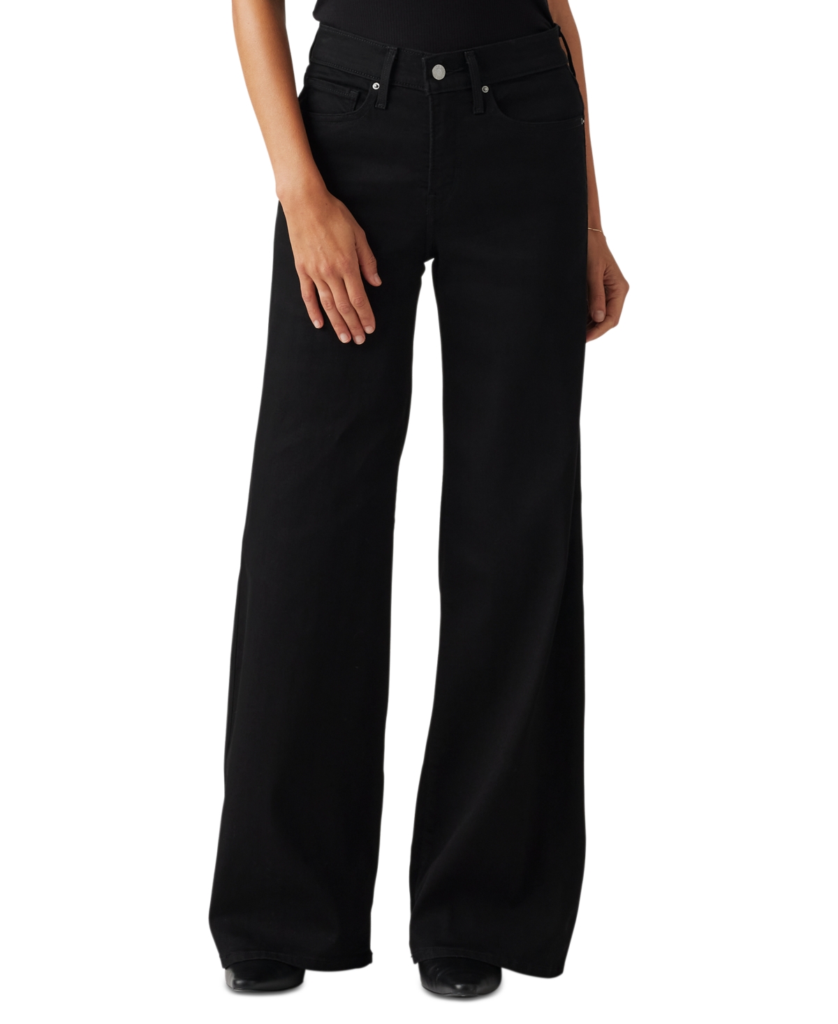 Women's 318 Shaping Stellar-Stretch Wide-Leg Jeans - Ivy Green