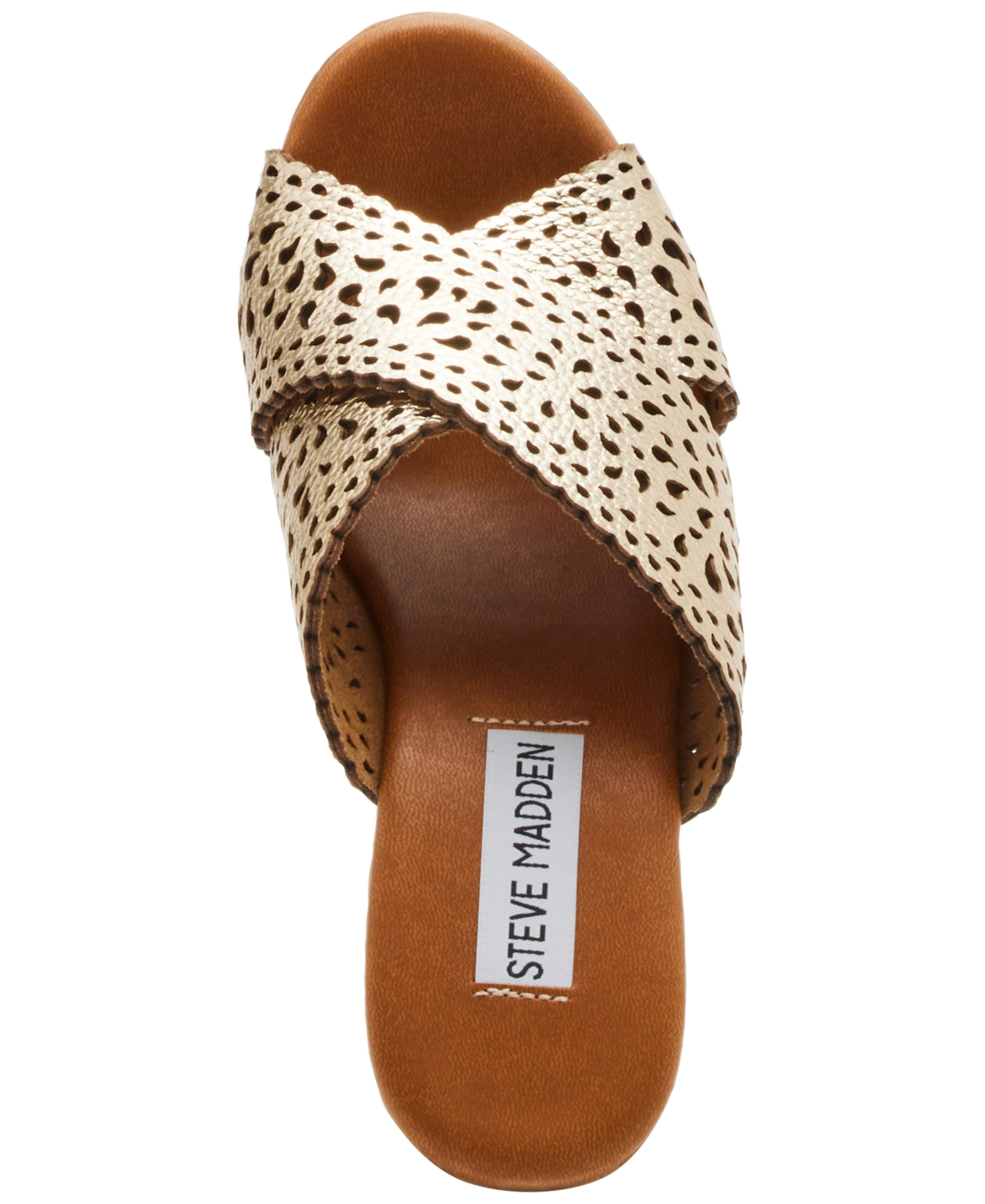 Steve Madden Saffron Platform Sandal In Gold