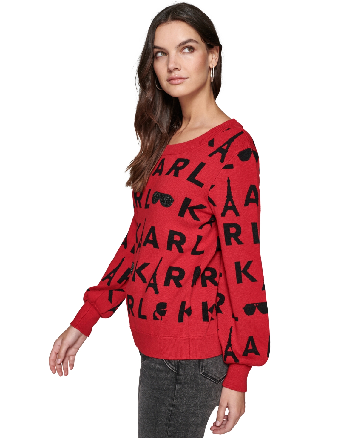 Karl Lagerfeld Paris Women's Embellished Sweater