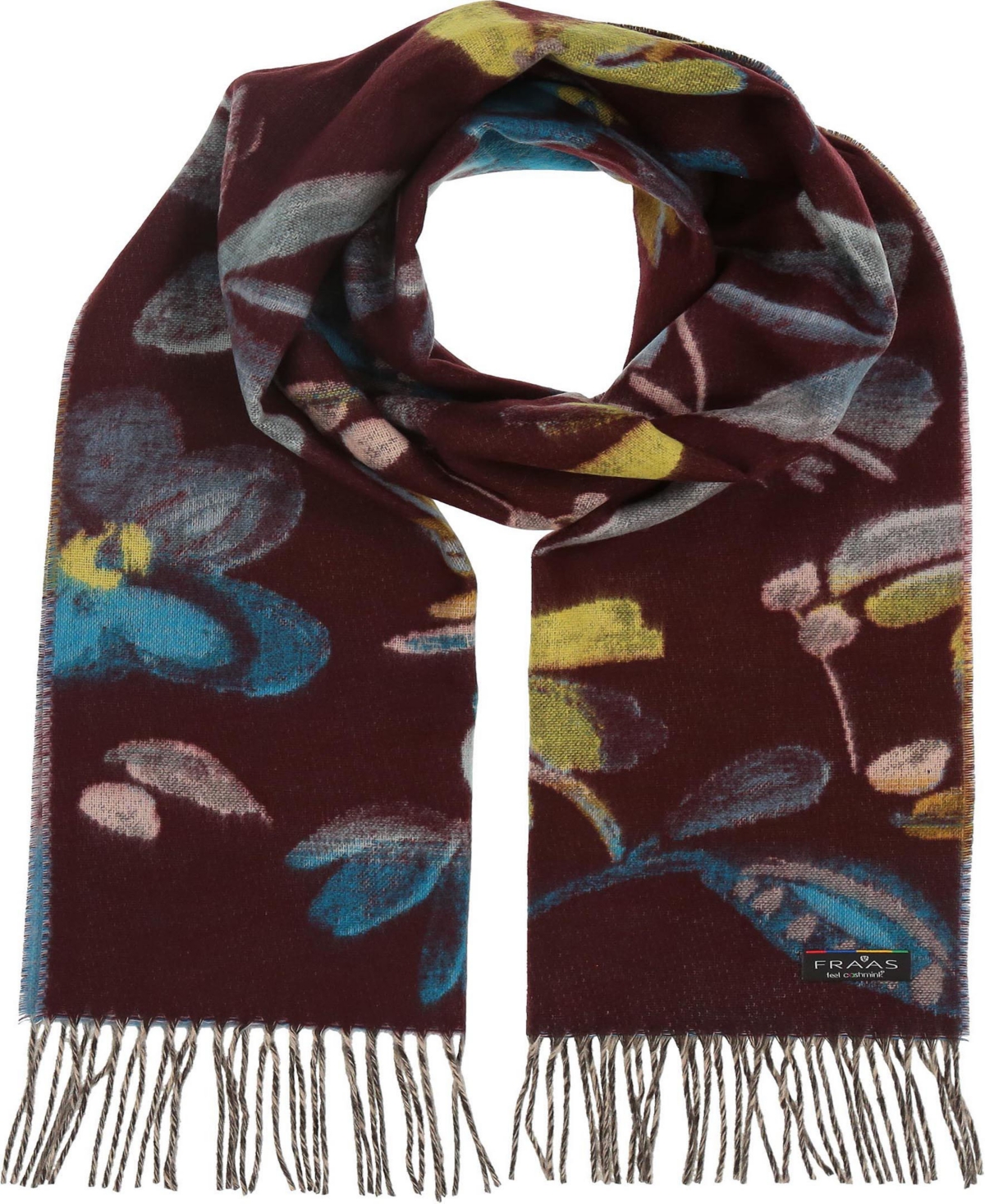 Fraas Flowers Cash Mink Scarf