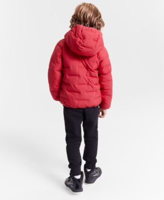 Kids 8-18 Welded Full-Zip Hooded Puffer Jacket