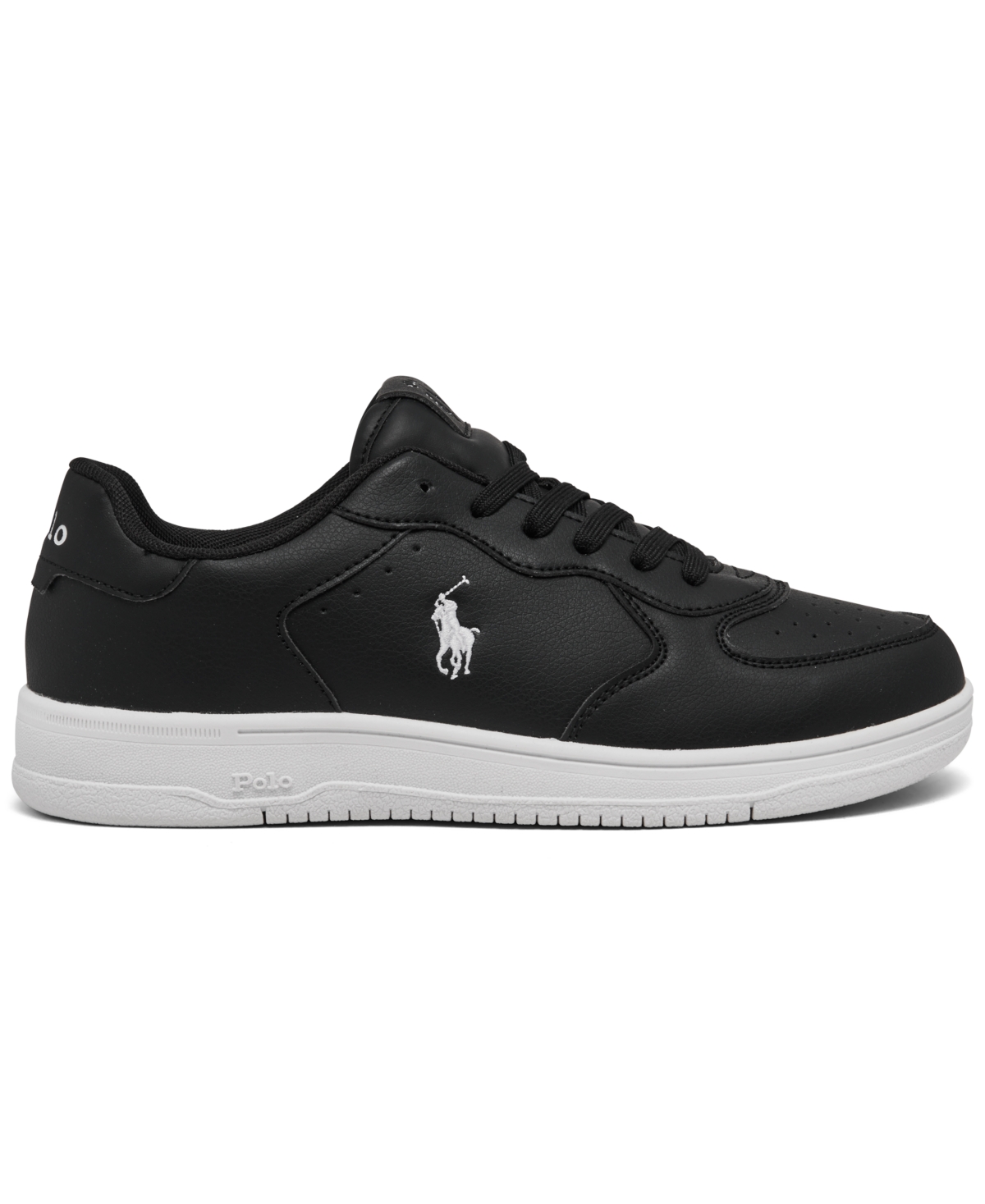 Polo Ralph Lauren Big Kids Masters Court Casual Sneakers from Finish Line -White