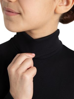 Juniors' Long Sleeve Turtleneck Leotard w/ Snaps - Girls