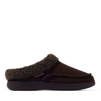 Men's Marshall Microsuede Moccasin Toe Clog House Shoe Slipper