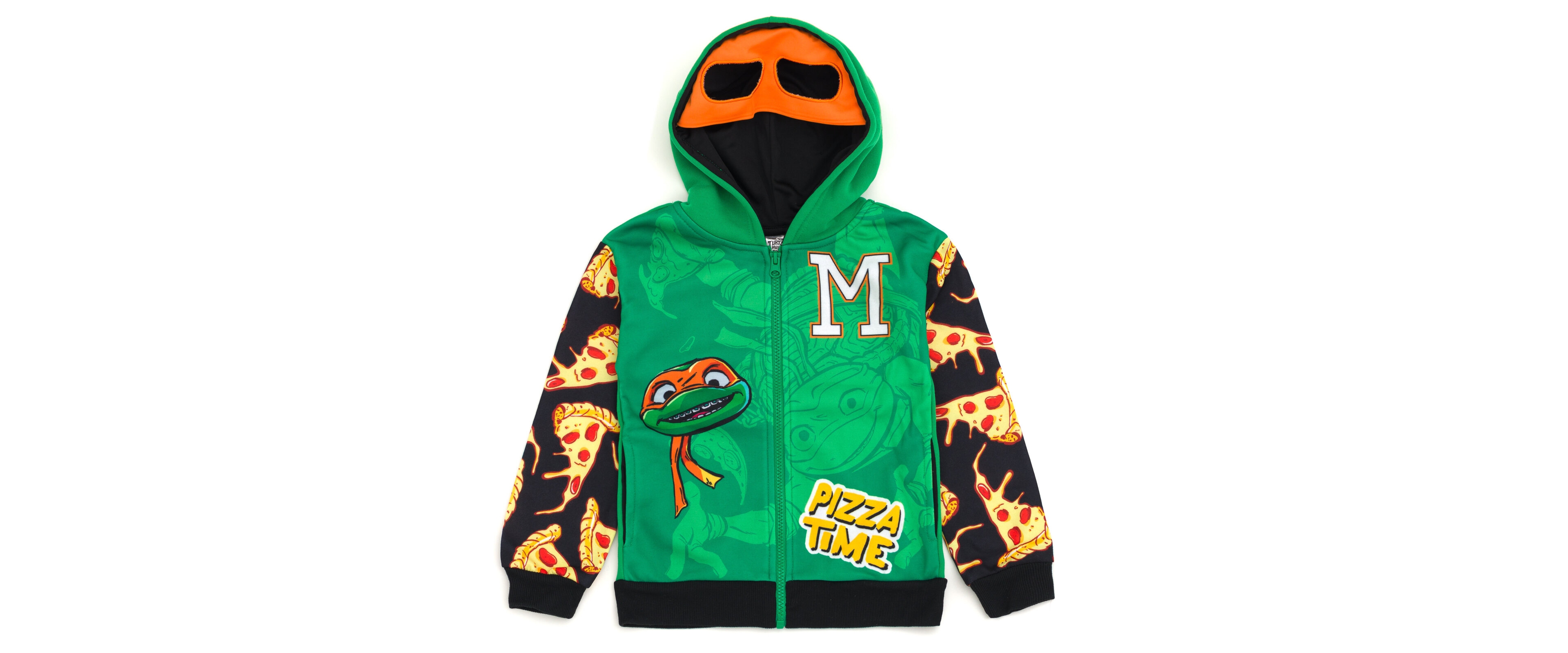 Teenage Mutant Ninja Turtles Toddler Boys Fleece Zip Up Cosplay Hoodie