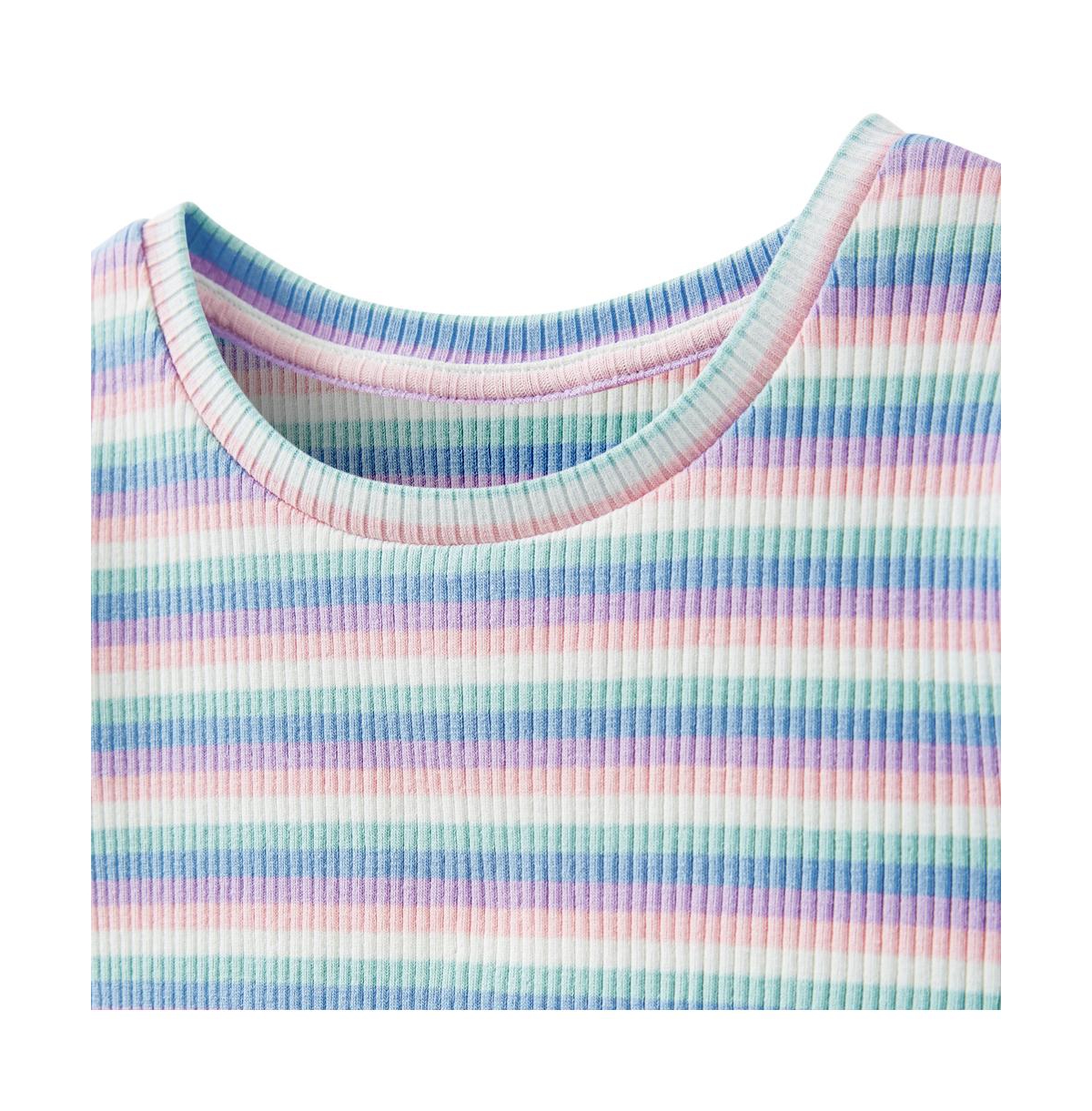 Cotton On Girls Little/Big Raya Rib Tee