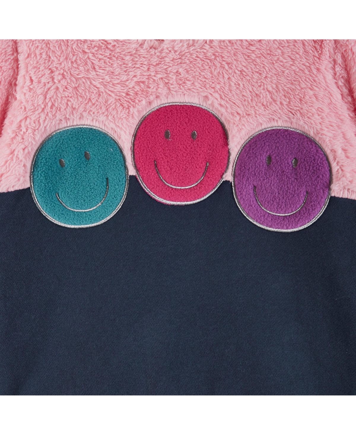 Andy & Evan Little Girls Toddler/Child Smiley Crewneck & Flare Legging Set