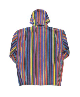 Men's Stripe Hooded Barn Jacket