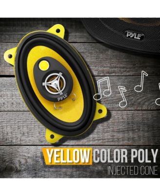 4'' x 6'' Three-Way Car Speakers, 180 Watt