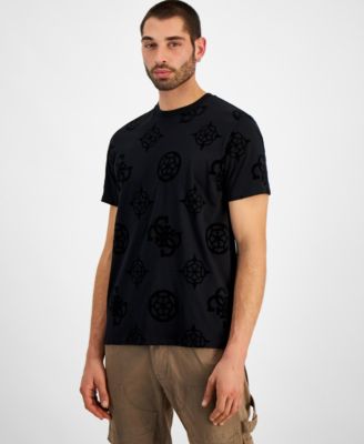 GUESS - Men's Relaxed-Fit Peony Logo Graphic T-Shirt