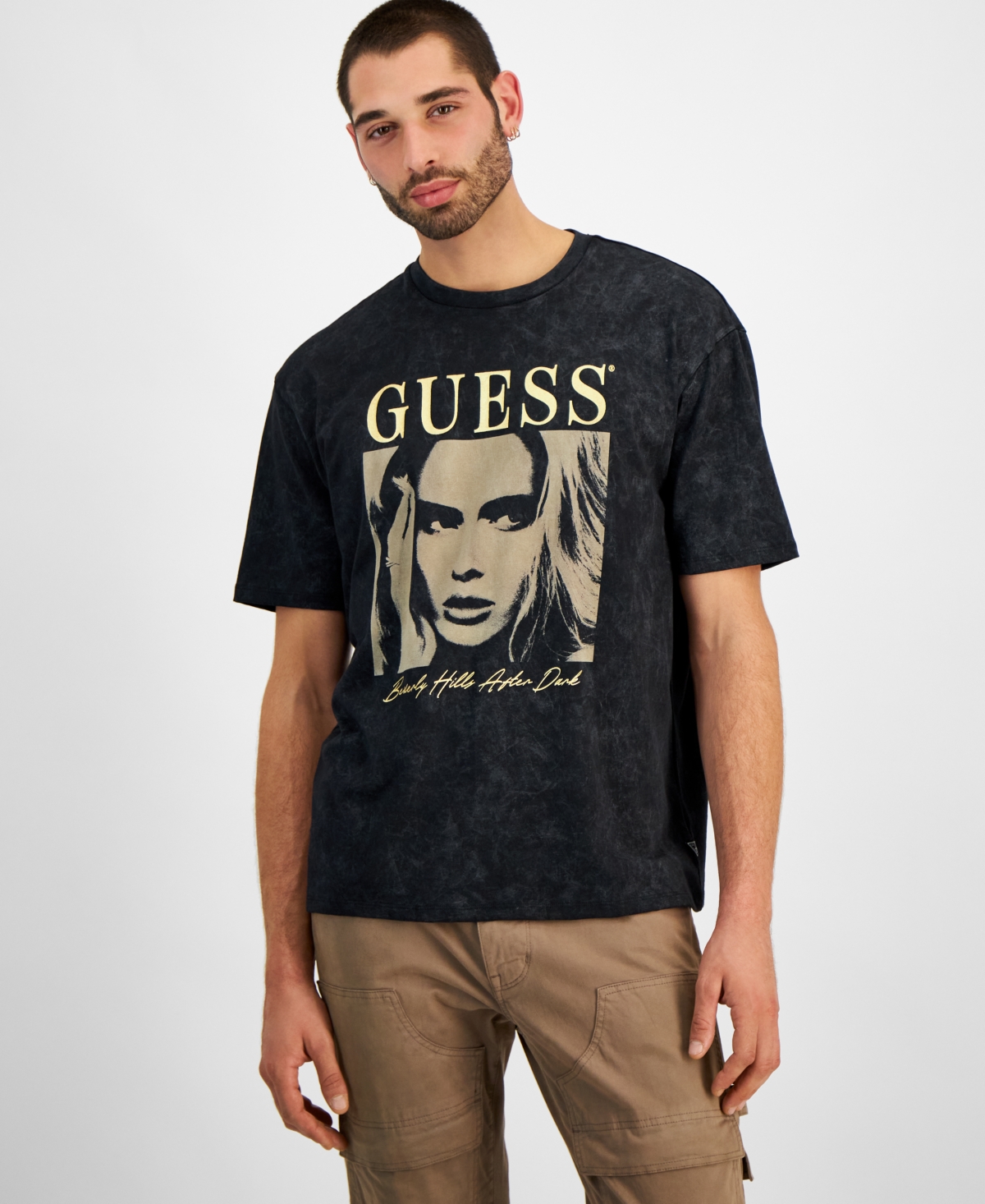 Guess Men s Hologram Crew T shirt Smart Closet