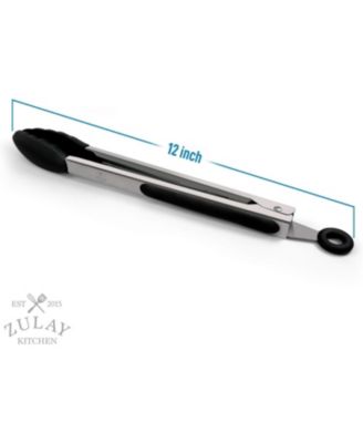 Premium Set of Stainless Steel Tongs 2-Pc.