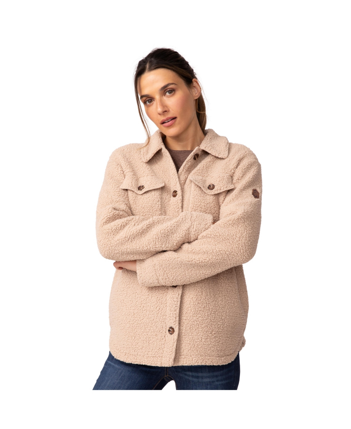 Free Country Women's High Pile Shacket