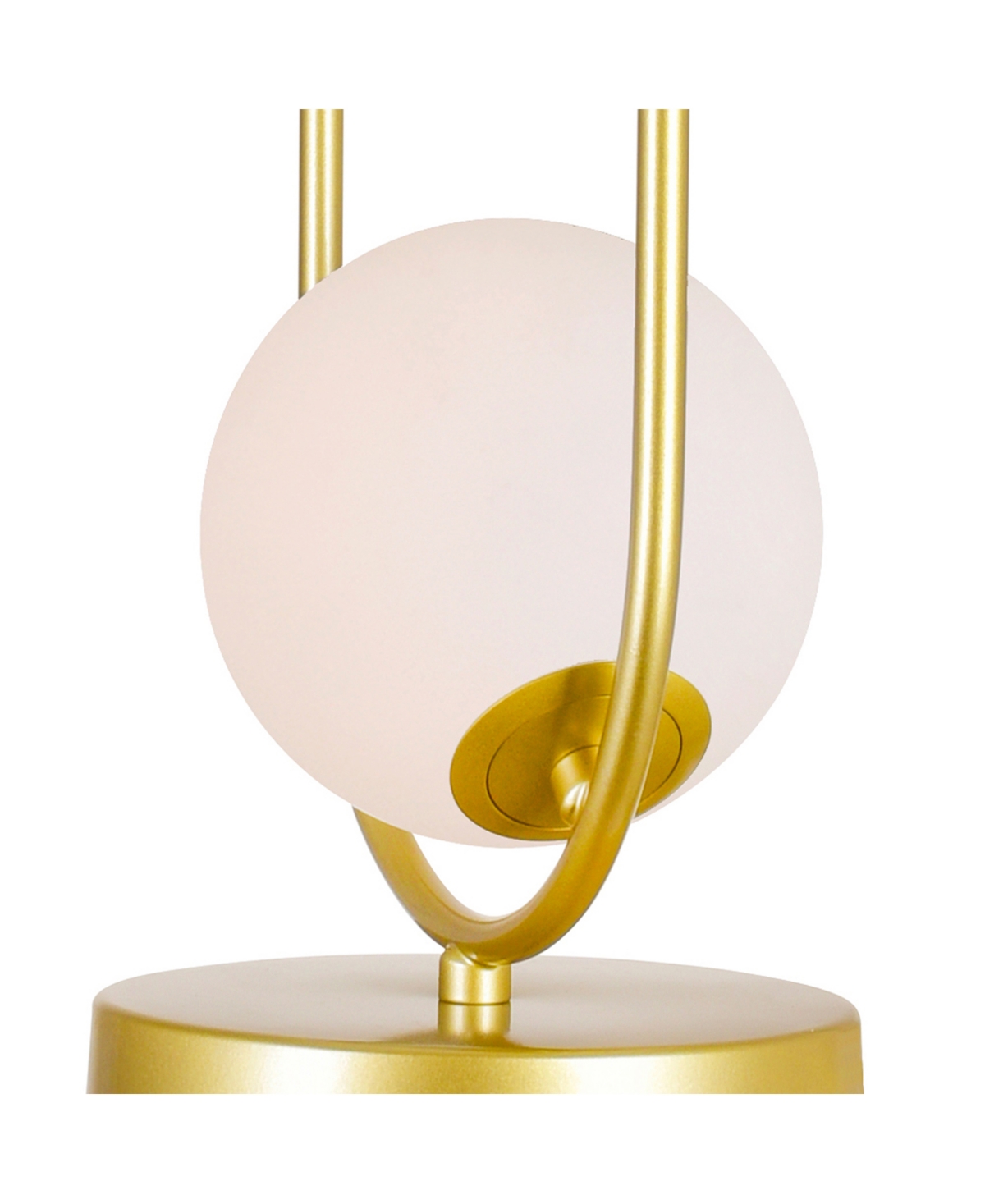 Cwi Lighting 19" Metal Celeste 2 Light Lamp In Medallion Gold