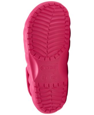 Crocs Women's Classic Lined Overpuff Clogs from Finish Line Macy's