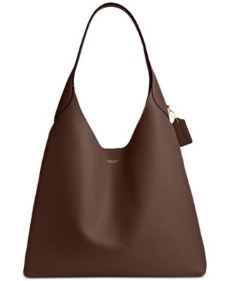 COACH Brooklyn Extra-Large Leather Shoulder Bag 39 - Macy's